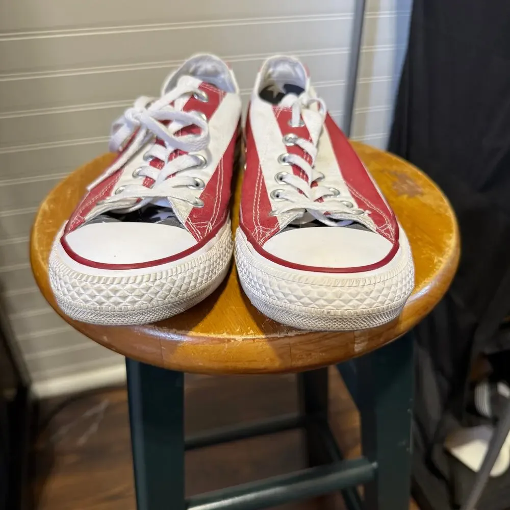 Converse All Star Patriotic Canvas Low Top Sneakers Unisex M6 W8 - Picture 4 of 11